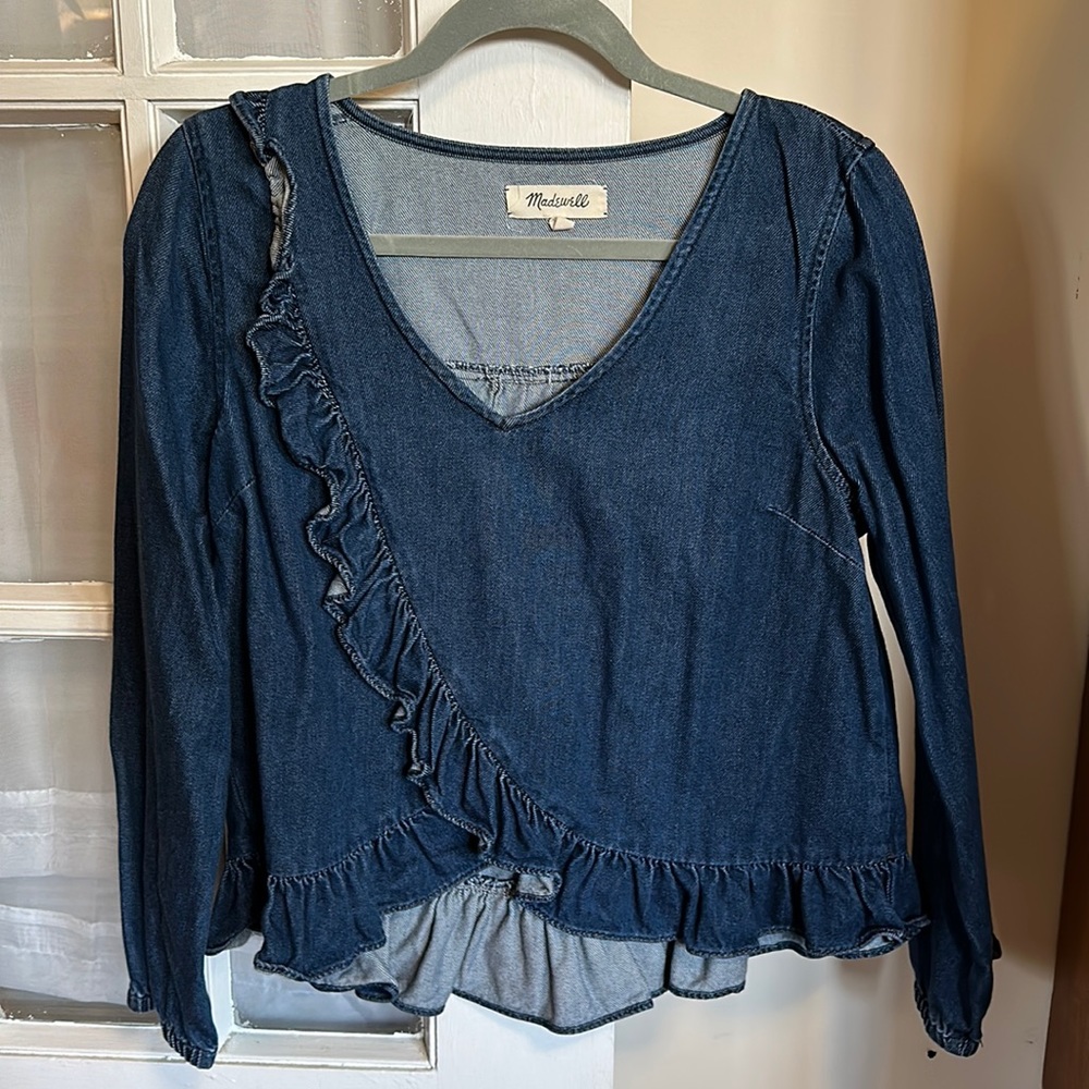 Madewell denim blouse